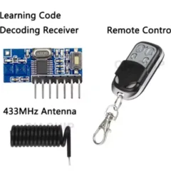Modulo Control Remoto 4 Canales 433Mhz