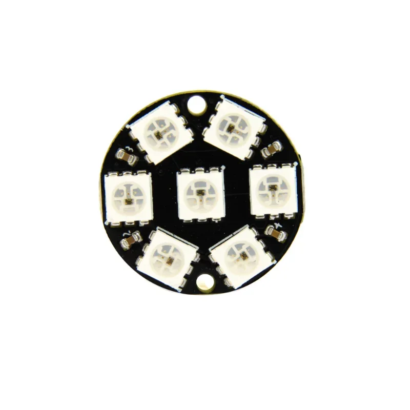 Módulo LED WS2812 Redondo 7 Leds RGB